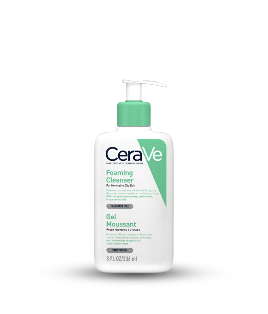 CeraVe Foaming Cleanser for Normal to Oily Skin