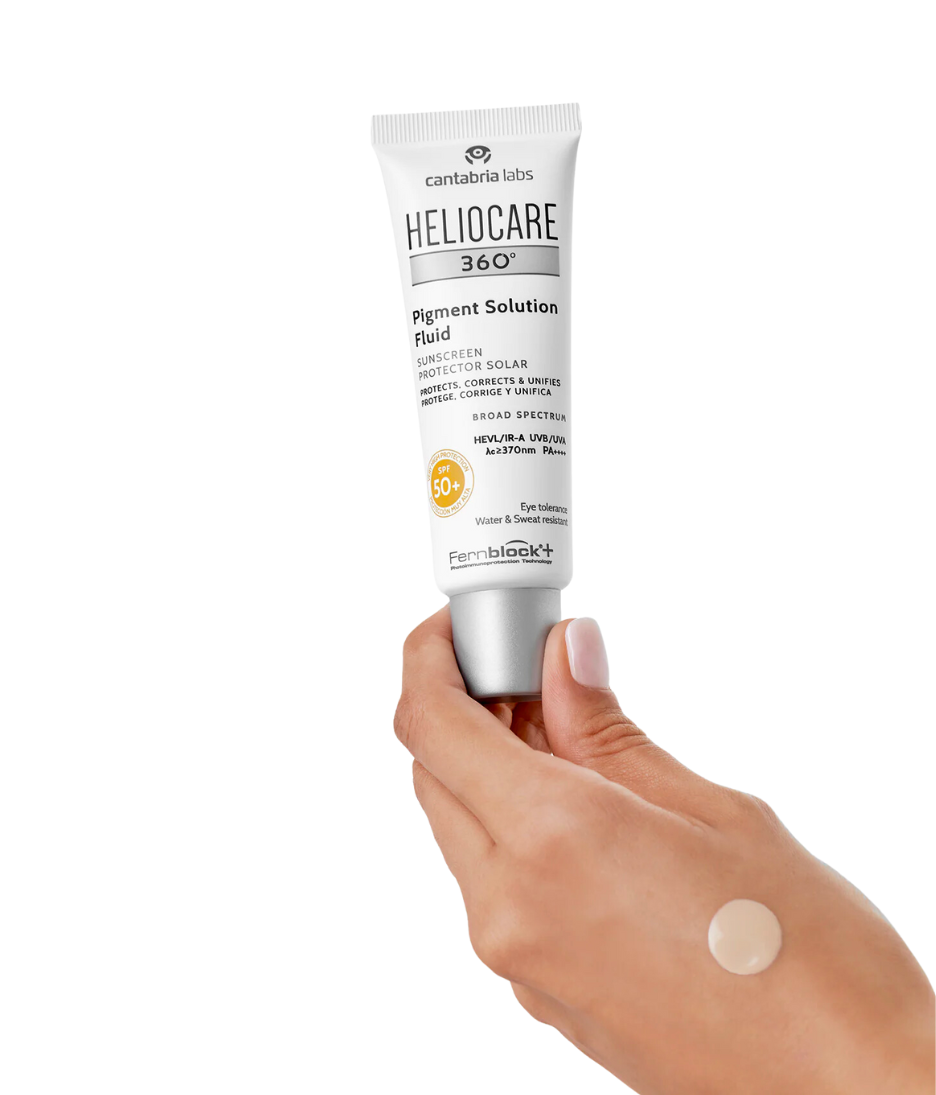 Heliocare 360 Pigment Solution SPF 50 Texture Swatch